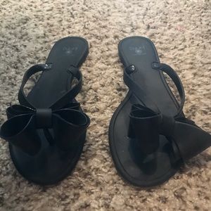 Dizzy Sandals black bow